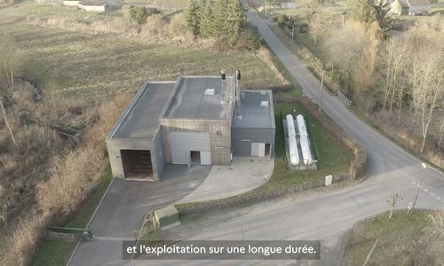 La commune sarthoise du Grand-Lucé s’est dotée d’un réseau de chaleur biomasse